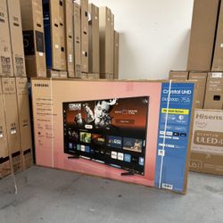 75” SAMSUNG CRYSTAL DU7200 4K SMART TV