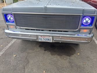 Classic Square-Body Truck with LED Halo Headlights