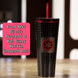 NEW! Walt Disney Star Wars Galactic Empire Starbucks Tumbler with Straw