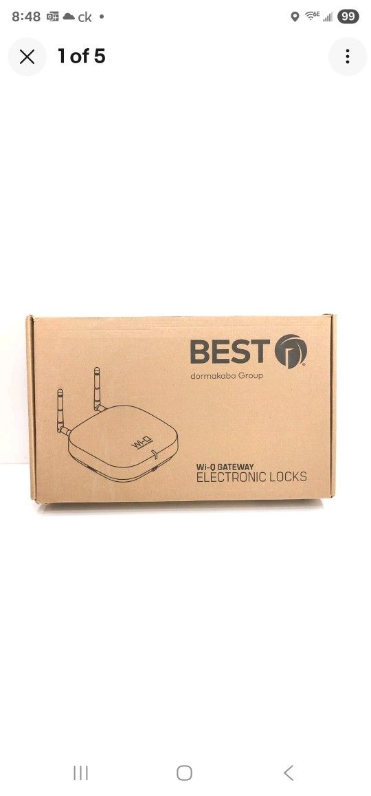NEW Best Access Dormakaba WQXM-PG Wi-Q Wireless Access Control Portal Gateway