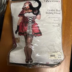 Gothic Red Ridding Hood Costume