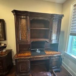 Executive Credenza, Hutch, & Writing desk