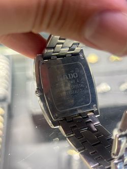 Vintage Rado Florence Sapphire Crystal Swiss Watch Blue Dial