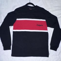 Babylon LA Long Sleeve T-Shirt Striped Script Logo Small