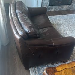 Genuine Leather couch (Costco)