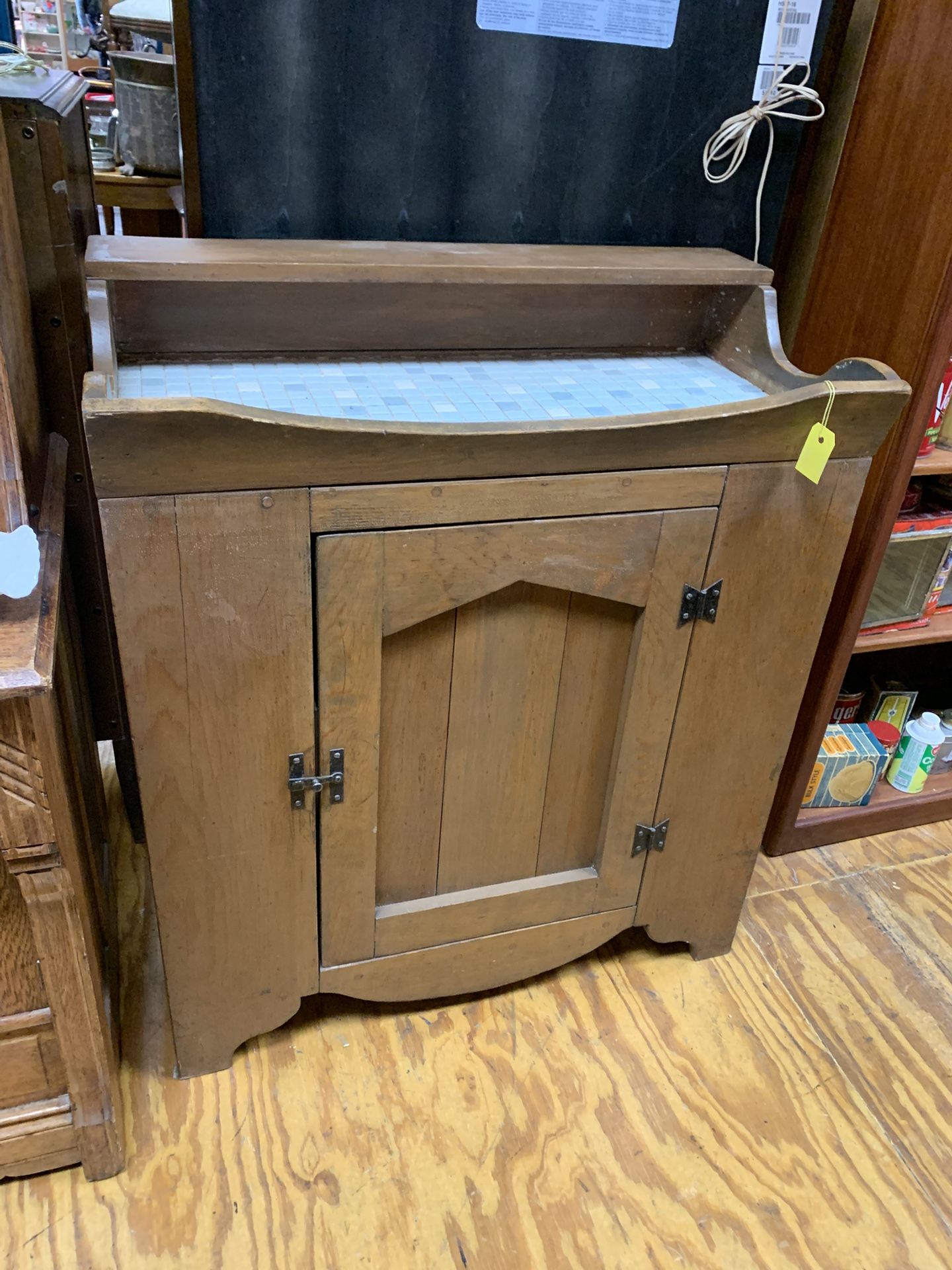Antique Dry Sink Cabinet