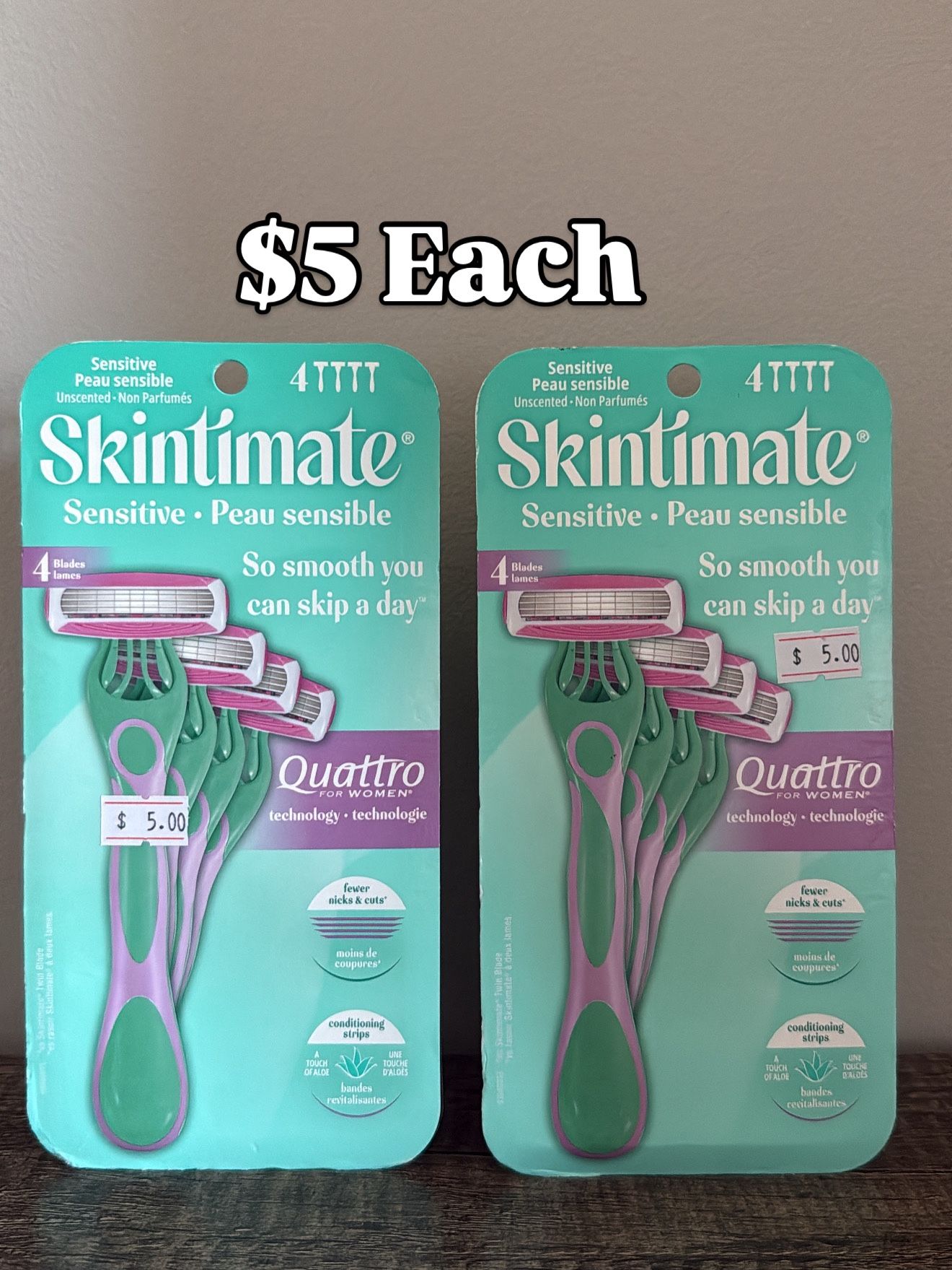 ✨Skintimate Quattro (4 Pack) ✨