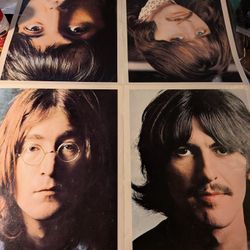 Beatles White Double Album With Posters And Pictures 