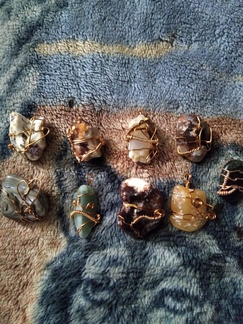 Wire Wrapped Pendants