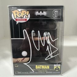 Christian Bale Autographed Signed Batman Funko Pop with COA