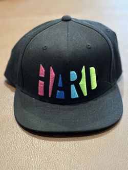 Black HARD Summer Hat - Neon Logo (Great Condition!)