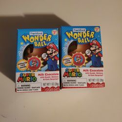 2 New Unopened Mario Wonder Ball Coins