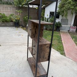 Wooden Bookshelf / Storage