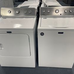 Washer and Dryer Top Load 