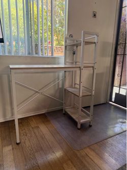 Desk with Shelves