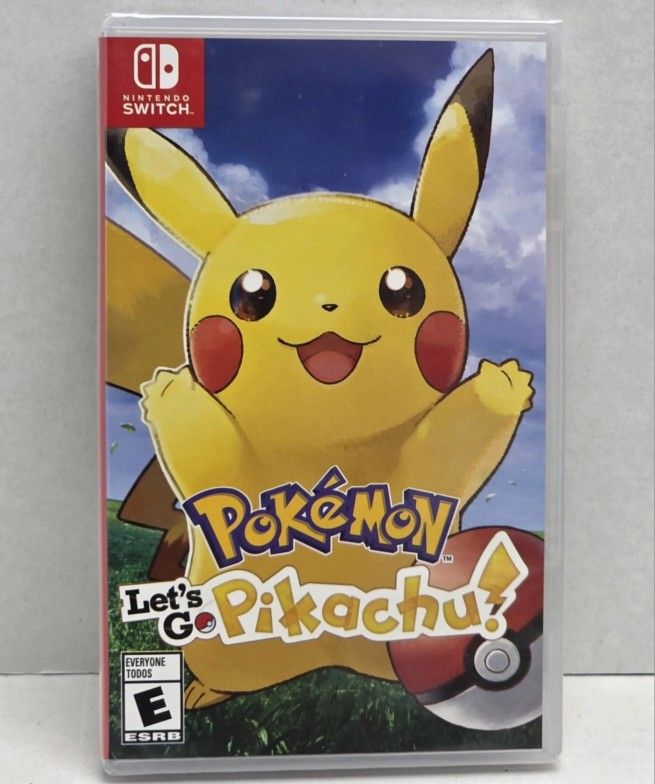 brand new sealed nintendo switch pokemon let's go pikachu 
