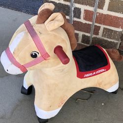 Radio Flyer Boots, Rolling Pony, Plush Caster Ride On
