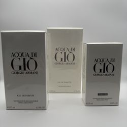 Acqua Di Gio Giorgi Armani Set or Individuals
