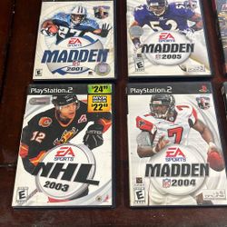 Ps2 Madden NFL Games PlayStation 2