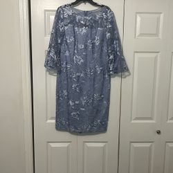 Baby blue dress