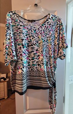 Melissa Paige Women's XL Print Tops