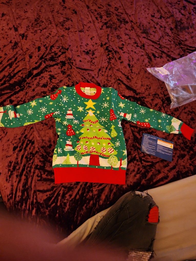 Kids Light Up Christmas Sweater