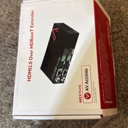 AV Access (4KEX70-H2 and 4KSP12-S) HDBaseT 4K HDMI Extender and HDMI Splitter