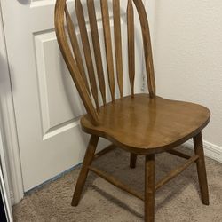 Set Of 4 Wooden Chairs