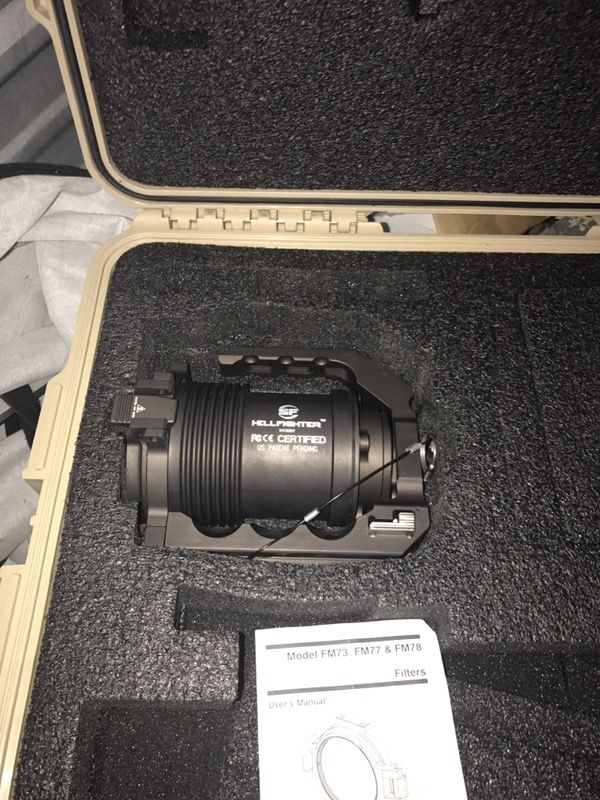 SUREFIRE HELLFIGHTER 3000 max lumen output light