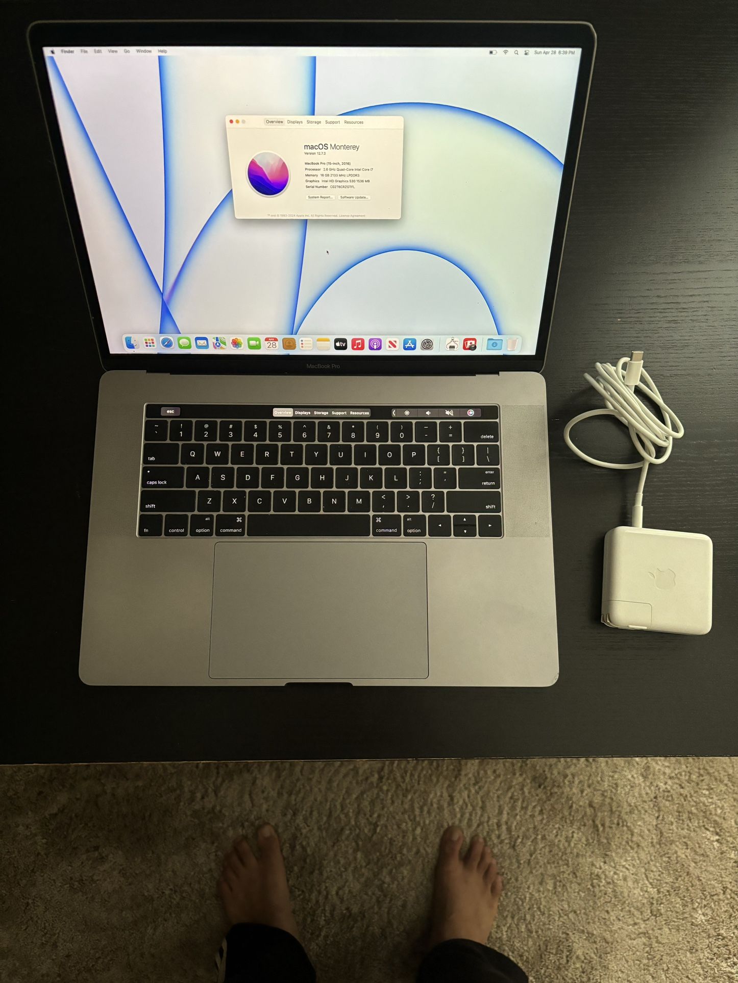 Apple MacBook Pro 15 Touch Bar i7 16 GB RAM 512 SSD & Warranty