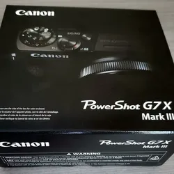 Canon PowerShot G7 X Mark III 20.1MP Point & Shoot Digital Camera New Black