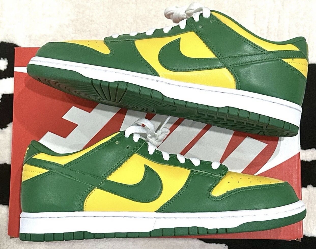Size 12.5 Nike Dunk Low Brazil