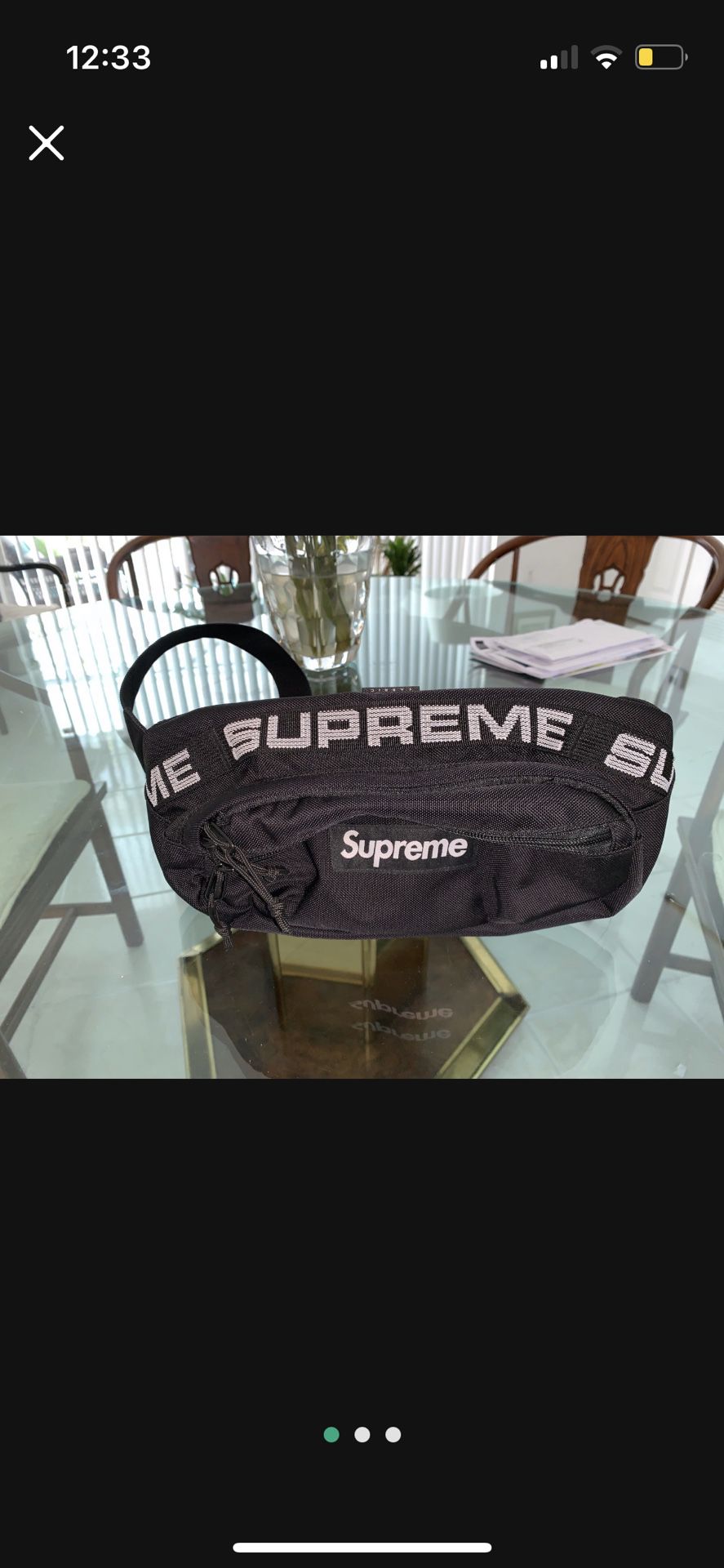 supreme ss18 waist bag / used but in mint condition