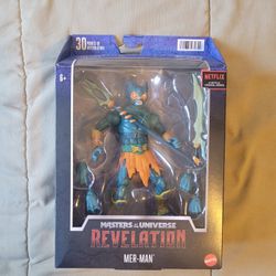 MOTU Revelation Mer-Man Action Figure 