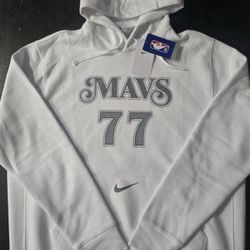 New Dallas Mavericks Luka Dončić Nike White 2024/25 City Edition Pullover Hoodie