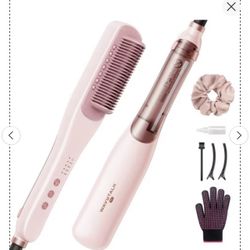 Wavytalk Steamline Pro Steam Hair Straightener Brush, Steam Reduces Damage & Nourishes Hair, Model B395