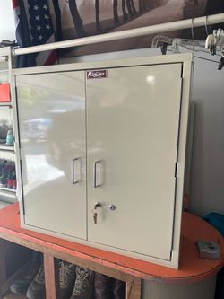 Harloff - Heavy Duty Large Two Door Narcotics Cabinet with Two Key Locks