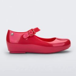 MINI MELISSA Girl's Mini Dora III Ballet Flats Sz 4(Child)
