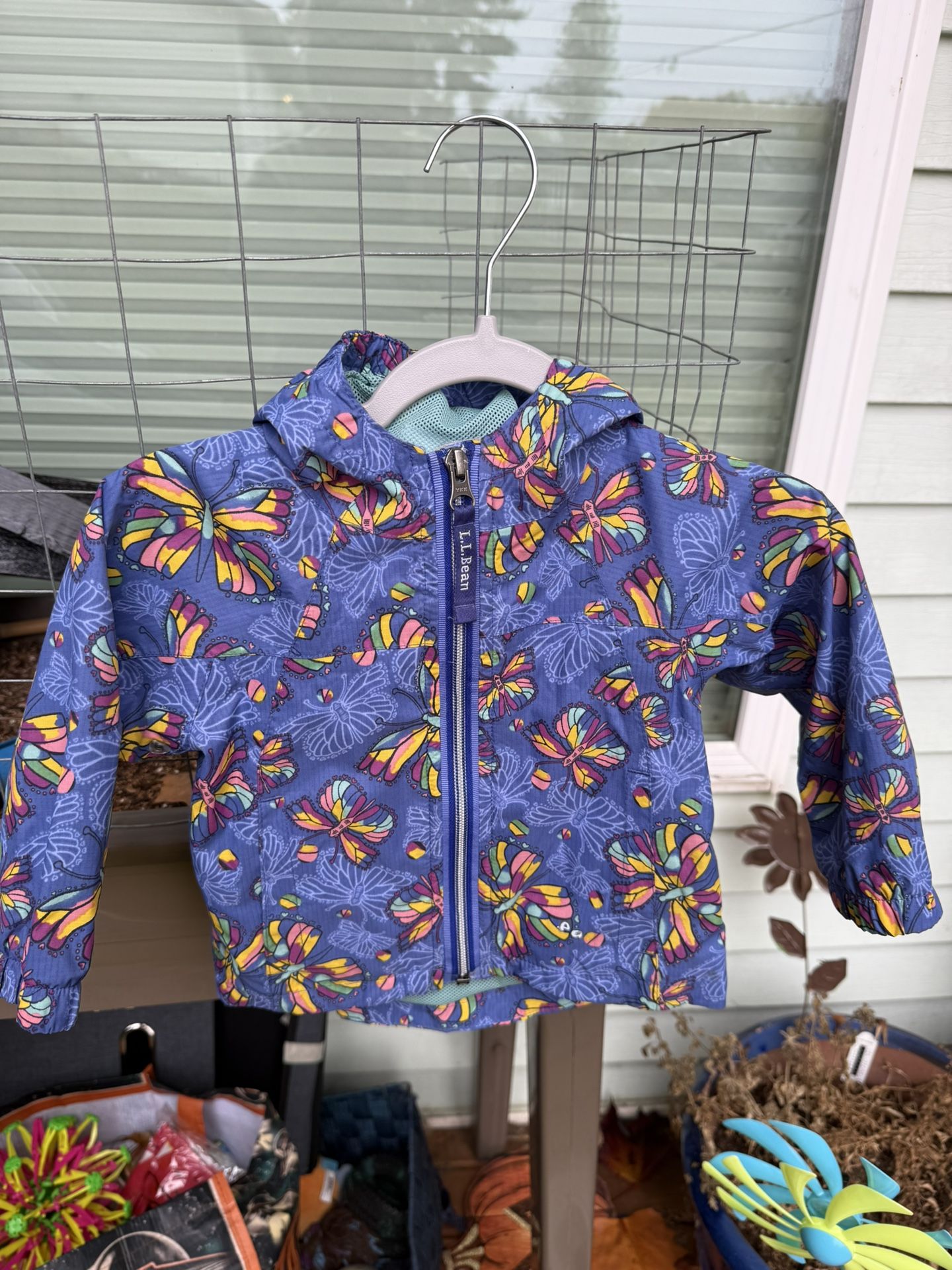 L.L.Bean Infants' and Toddlers' Discovery Rain Jacket - In the Night Sky Butterfly