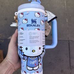 Blue hello Kitty Dodger Stanley cup