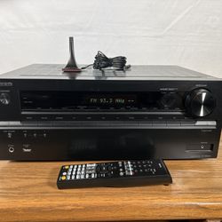 Dolby Atmos 7.2 4K Receiver | Onkyo TX-NR646 | Audyssey + Remote