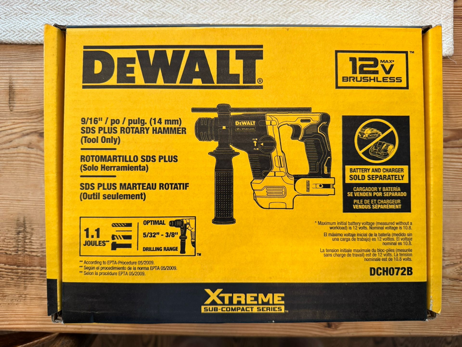 DeWalt 12V Rotary Hammer Drill