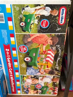 NEW Little Tikes 2-in-1 Garden Cart & Wheelbarrow – $35