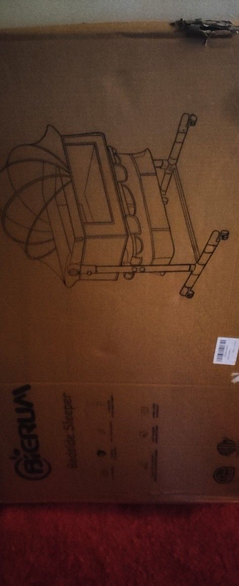 Brand New Bierum Bedside Sleeper Bassinet – Unopened Box