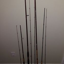 4 Fly Rods In Ex Condition 