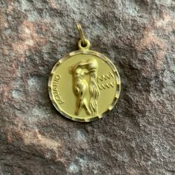 Medalla 10 K Signo Acuario 