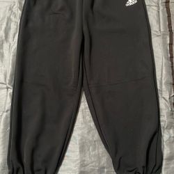 Adidas Little Kids Black Baseball Pants, Size XS