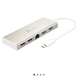 BRAND NEW/FACTORY SEALED-j5create USB-C Mini Dual Monitor Docking Station for Windows/Mac