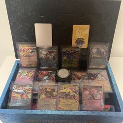 Charizard UPC  W/Accessories & Mega ex Cards 