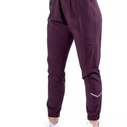 Alphalete Women’s Infinity Studio Pants - Burgundy, Size Medium